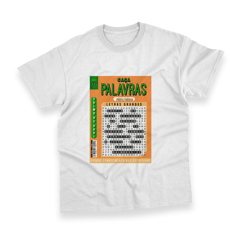 Camiseta Masculina Ele Rei - Salmos 55:22 - Imagem 5