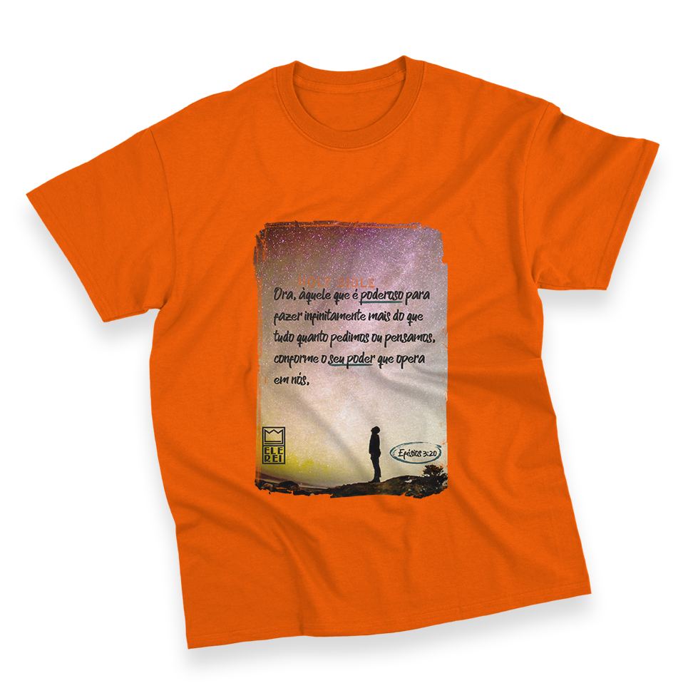 Camiseta Masculina Ele Rei - Efésios 3:20 - Imagem 7