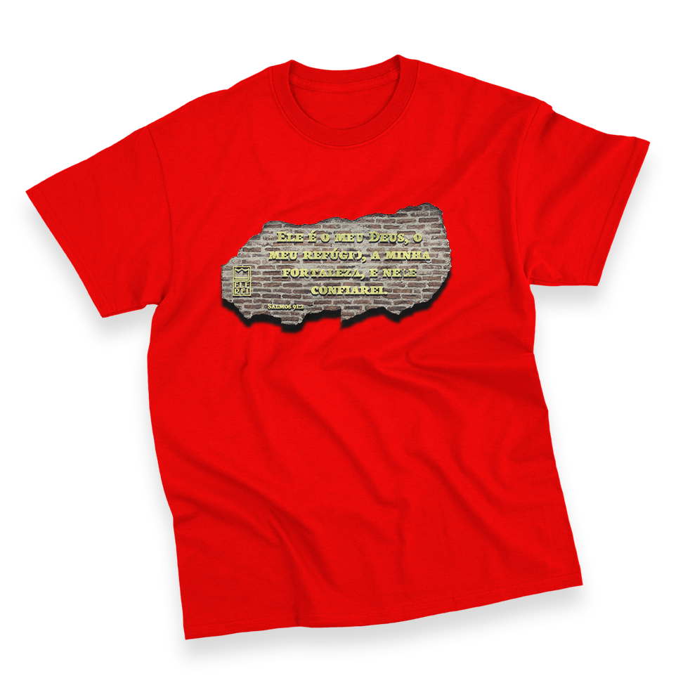 Camiseta Masculina Ele Rei - Salmos 91:2 - Imagem 11