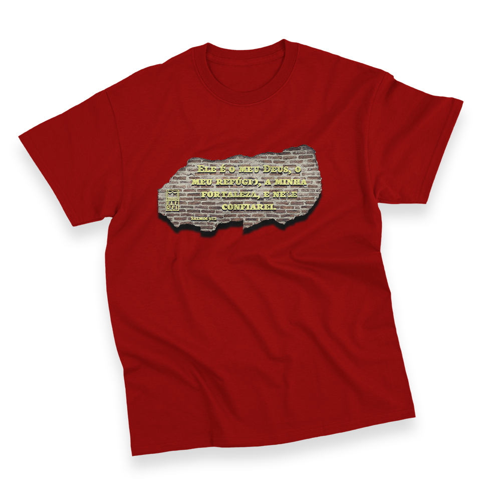 Camiseta Masculina Ele Rei - Salmos 91:2 - Imagem 12