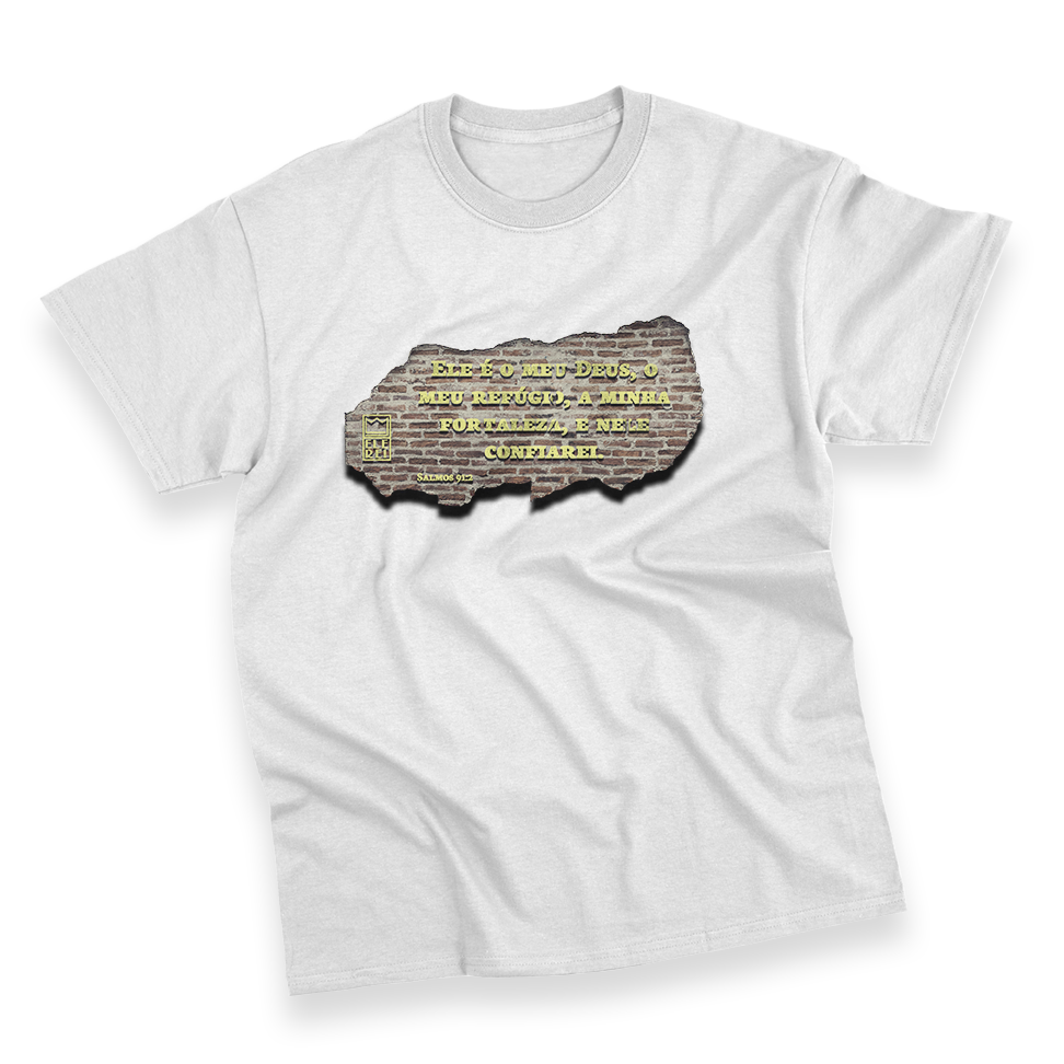 Camiseta Masculina Ele Rei - Salmos 91:2 - Imagem 6