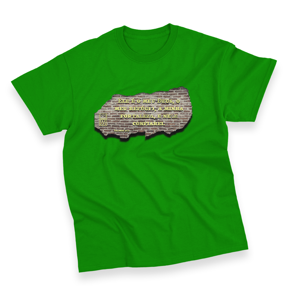 Camiseta Masculina Ele Rei - Salmos 91:2 - Imagem 10
