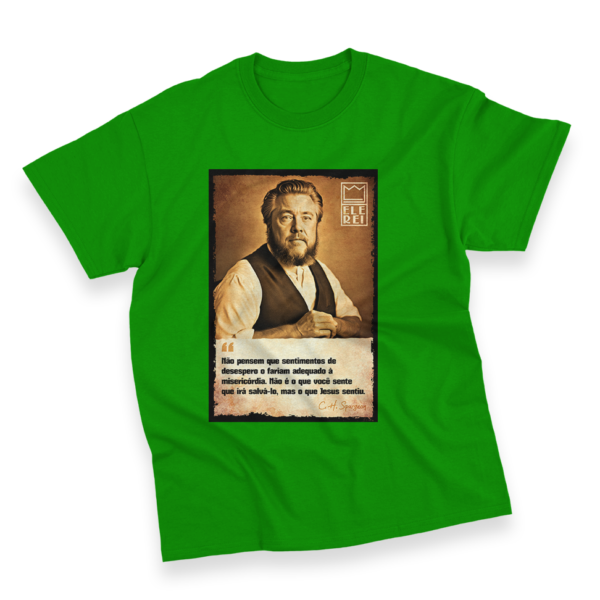 Camiseta Masculina Ele Rei - Spurgeon - Sentimento