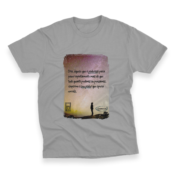 Camiseta Plus Size Ele Rei - Efésios 3:20