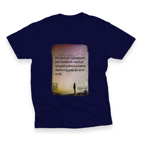 Camiseta Plus Size Ele Rei - Efésios 3:20 - Imagem 2
