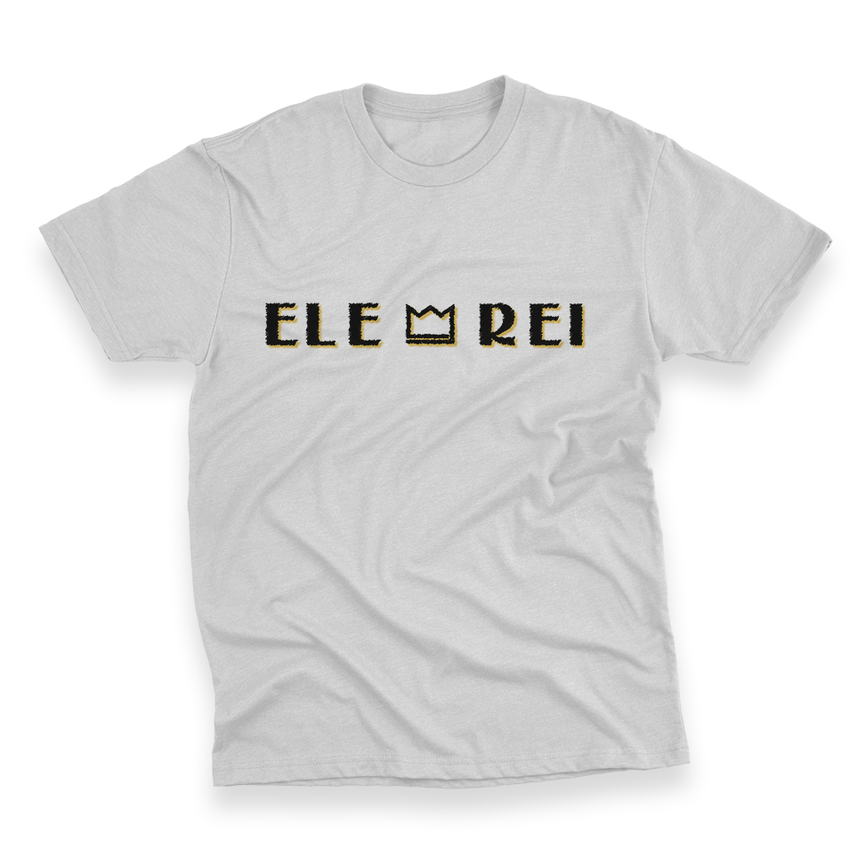 Camiseta Plus Size Ele Rei - Escrita - Riscado - Imagem 3