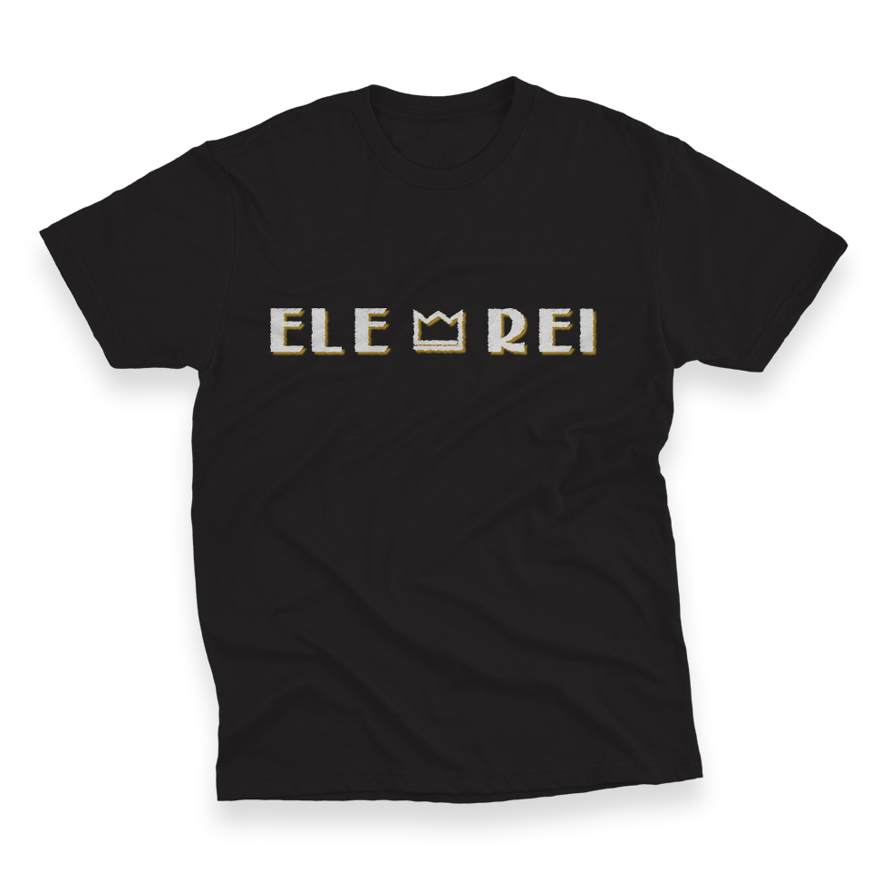 Camiseta Plus Size Ele Rei - Escrita - Riscado - Imagem 4