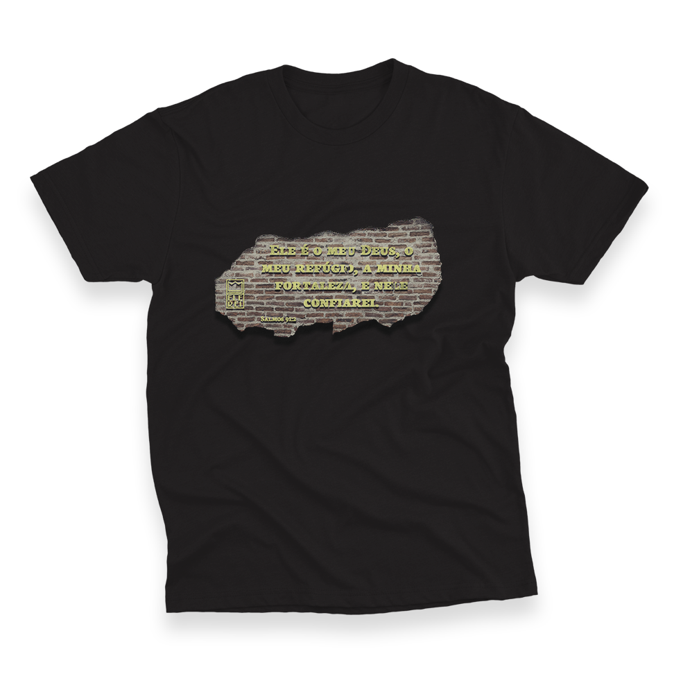Camiseta Plus Size Ele Rei - Salmos 91:2 - Imagem 4