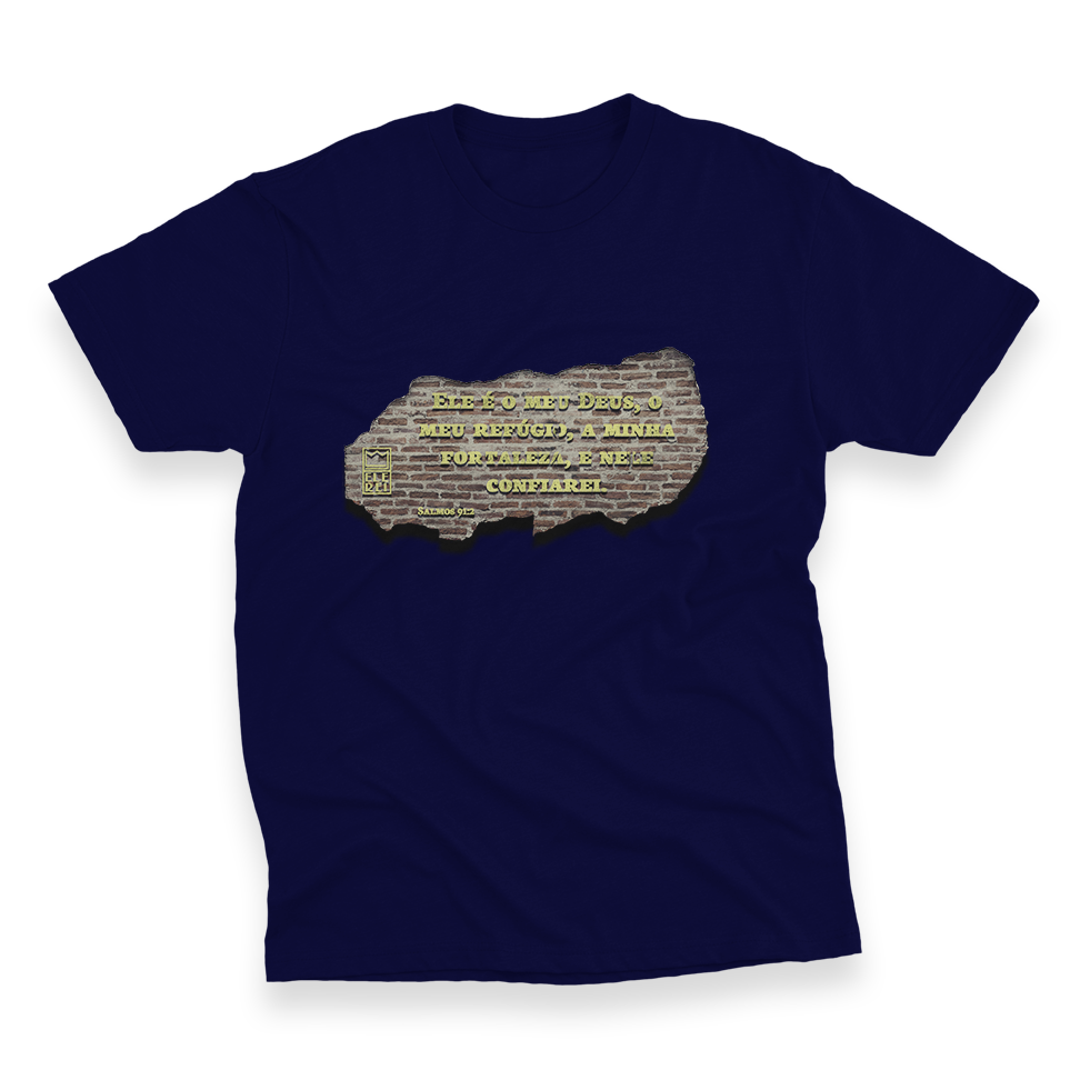 Camiseta Plus Size Ele Rei - Salmos 91:2 - Imagem 2