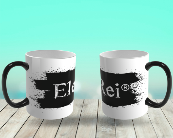 Caneca Mágica de Porcelana Ele Rei – Escrita – Mancha - Imagem 4