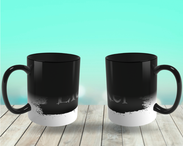 Caneca Mágica de Porcelana Ele Rei – Escrita – Mancha - Imagem 3