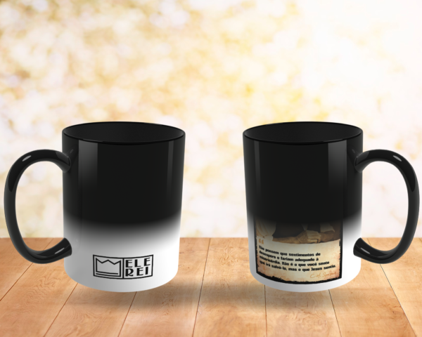 Caneca Mágica de Porcelana Ele Rei – Spurgeon – Sentimento - Imagem 3