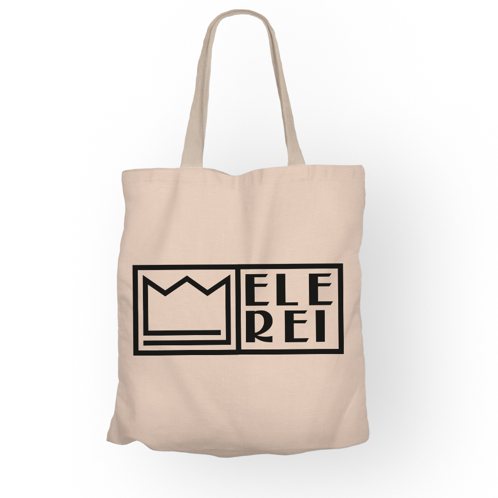 Ecobag Ele Rei – Logo Escrita Horizontal Grande