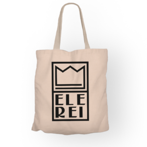 Ecobag Ele Rei – Logo Escrita Vertical Grande