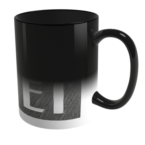 Caneca Mágica de Porcelana Ele Rei – Escrita – Quadrada