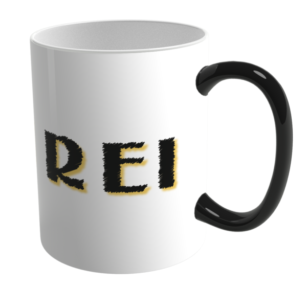 Caneca Mágica de Porcelana Ele Rei – Escrita – Riscado - Imagem 2