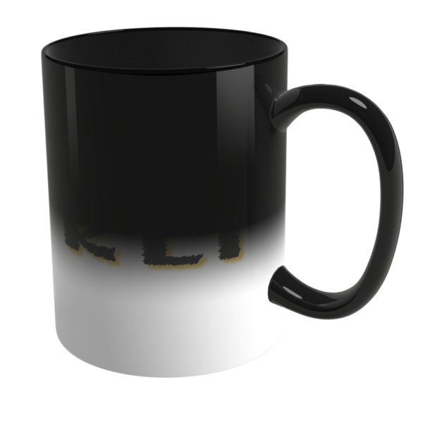 Caneca Mágica de Porcelana Ele Rei – Escrita – Riscado