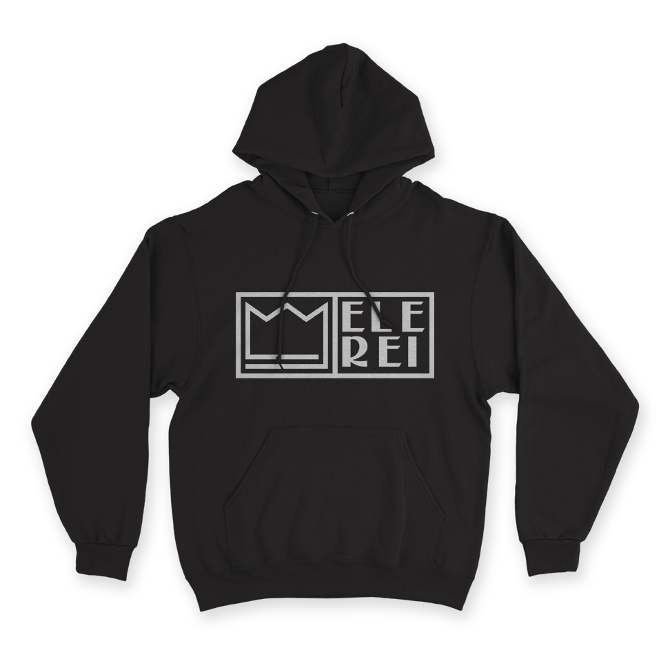 Blusa Moletom Canguru Ele Rei - Logo Escrita Horizontal Grande