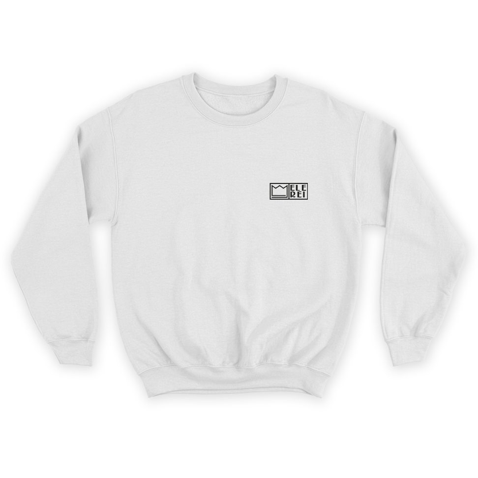 Blusa Moletom Fechado Ele Rei - Logo Escrita Horizontal Pequeno
