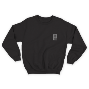 Blusa Moletom Fechado Ele Rei - Logo Escrita Vertical Pequeno