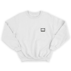 Blusa Moletom Fechado Ele Rei - Logo Pequeno