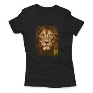 Camiseta Feminina Ele Rei – Leão – Dourado Nº2