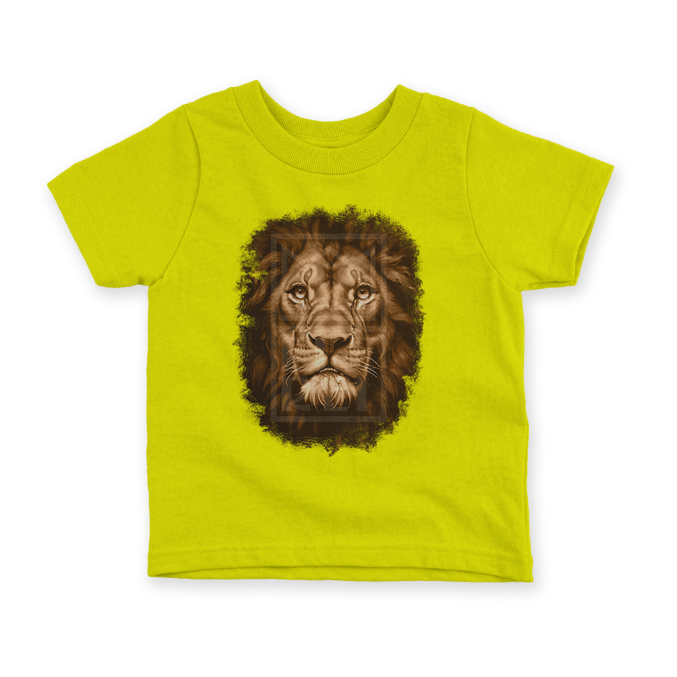 Camiseta Infantil Ele Rei – Leão – Dourado Nº1 - Imagem 2