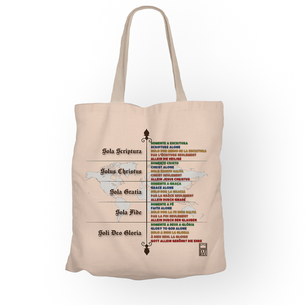 Ecobag Ele Rei – 5 Solas – Mundo