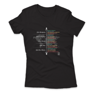 Camiseta Feminina Ele Rei - 5 Solas – Mundo