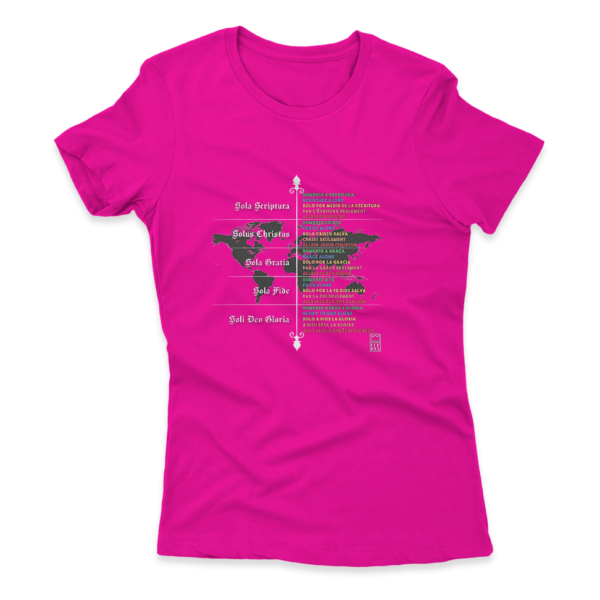 Camiseta Feminina Ele Rei - 5 Solas – Mundo - Imagem 4