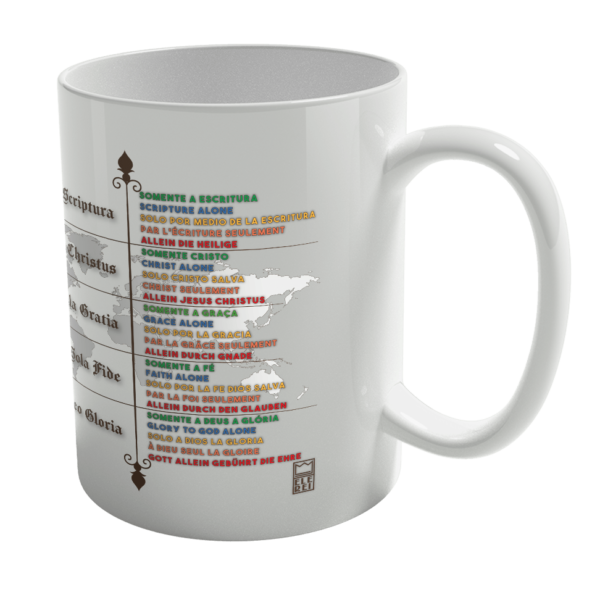 Caneca de Porcelana Ele Rei – 5 Solas – Mundo