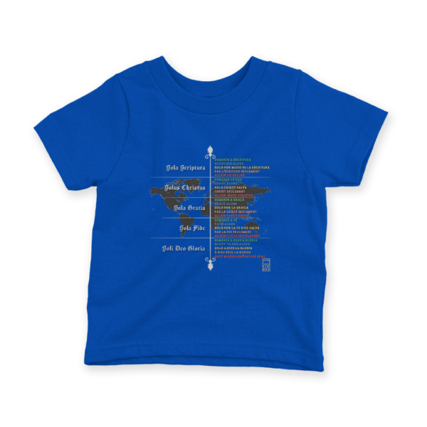 Camiseta Infantil Ele Rei - 5 Solas – Mundo - Imagem 4
