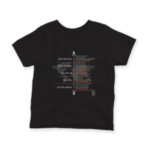Camiseta Infantil Ele Rei - 5 Solas – Mundo