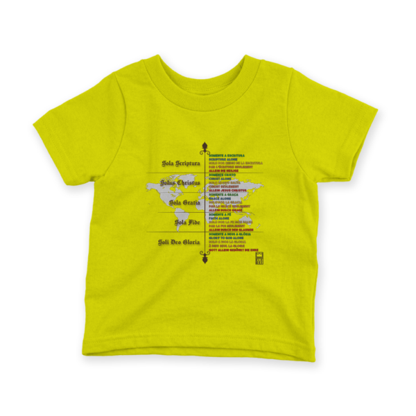 Camiseta Infantil Ele Rei - 5 Solas – Mundo - Imagem 5