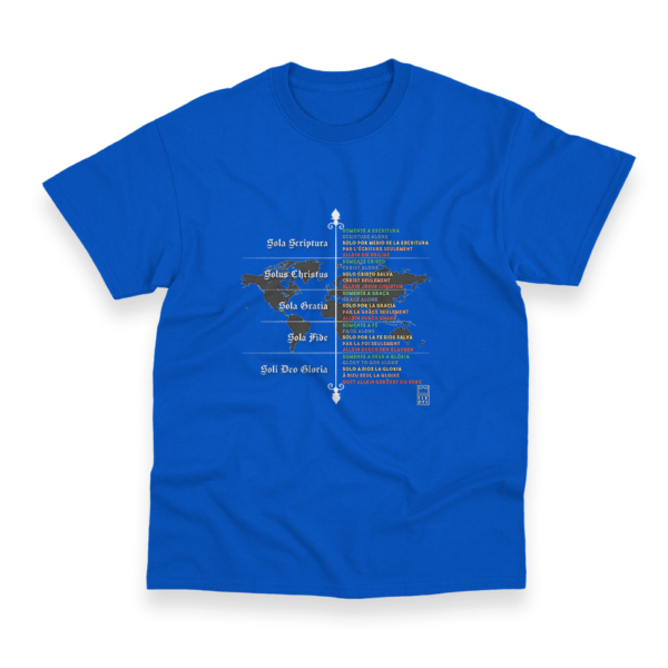 Camiseta Masculina Ele Rei - 5 Solas – Mundo - Imagem 9