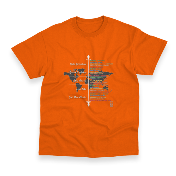 Camiseta Masculina Ele Rei - 5 Solas – Mundo - Imagem 6
