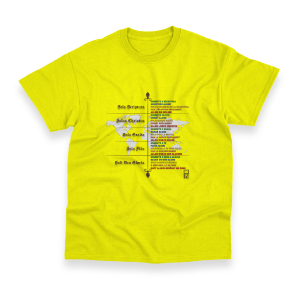Camiseta Masculina Ele Rei - 5 Solas – Mundo - Imagem 12