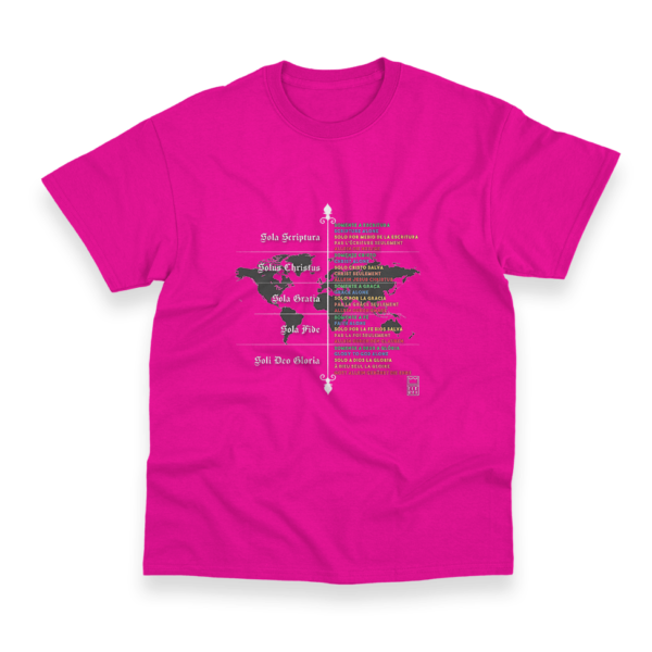 Camiseta Masculina Ele Rei - 5 Solas – Mundo - Imagem 5