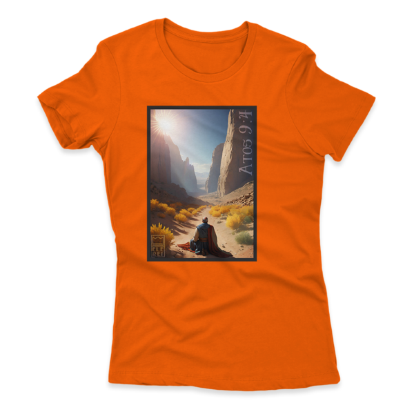 Camiseta Feminina Ele Rei – Atos 9:4 – Nº2