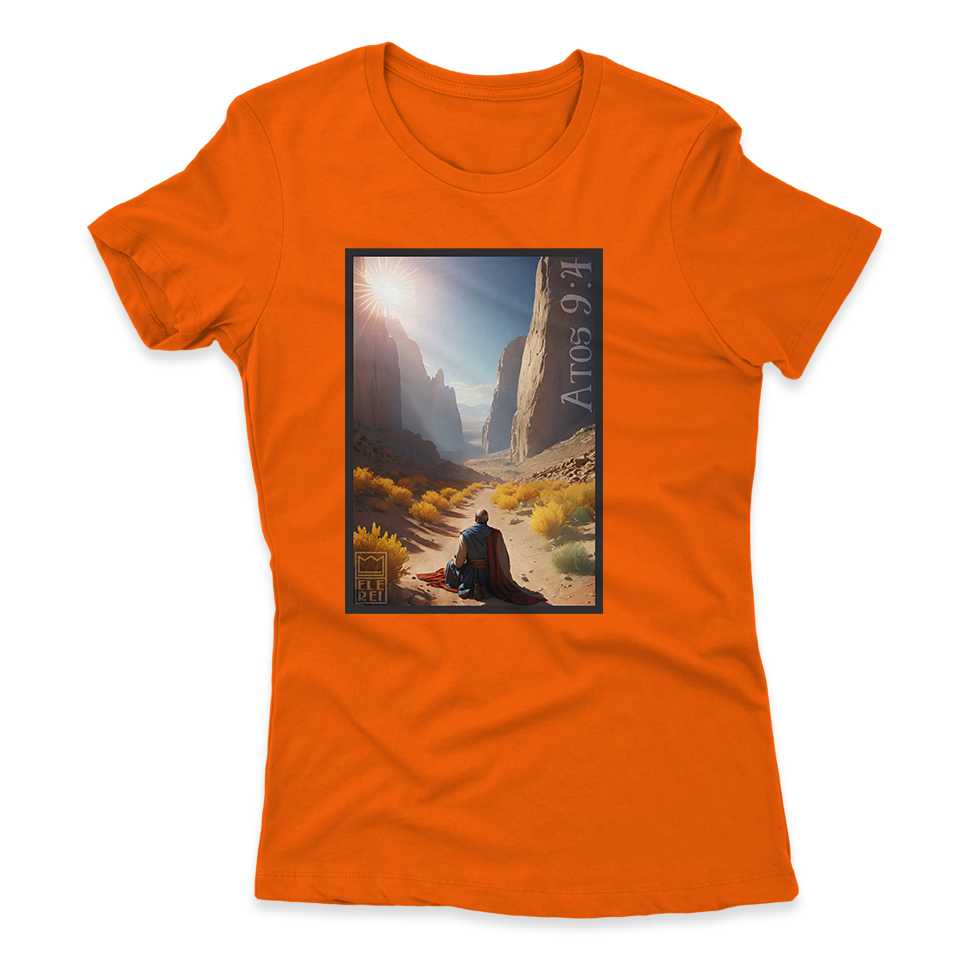 Camiseta Feminina Ele Rei – Atos 9:4 – Nº2