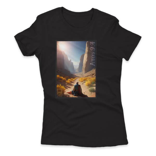 Camiseta Feminina Ele Rei – Atos 9:4 – Nº2 - Imagem 8