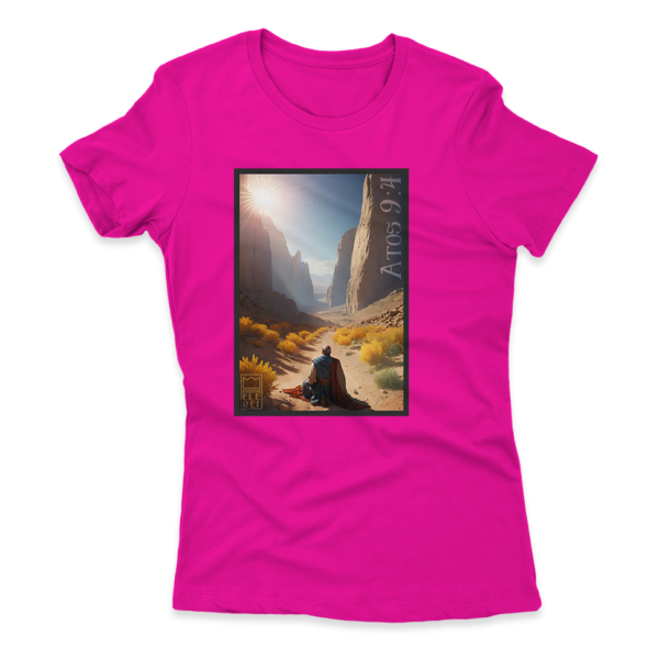 Camiseta Feminina Ele Rei – Atos 9:4 – Nº2 - Imagem 7