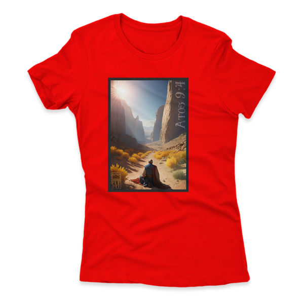Camiseta Feminina Ele Rei – Atos 9:4 – Nº2 - Imagem 6