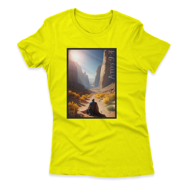 Camiseta Feminina Ele Rei – Atos 9:4 – Nº2 - Imagem 5
