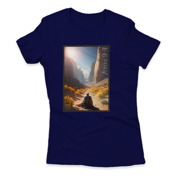 Camiseta Feminina Ele Rei – Atos 9:4 – Nº2 - Imagem 4
