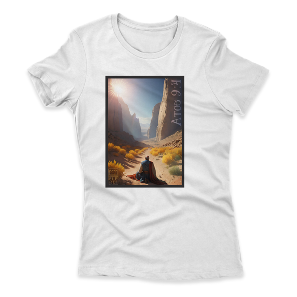 Camiseta Feminina Ele Rei – Atos 9:4 – Nº2 - Imagem 2