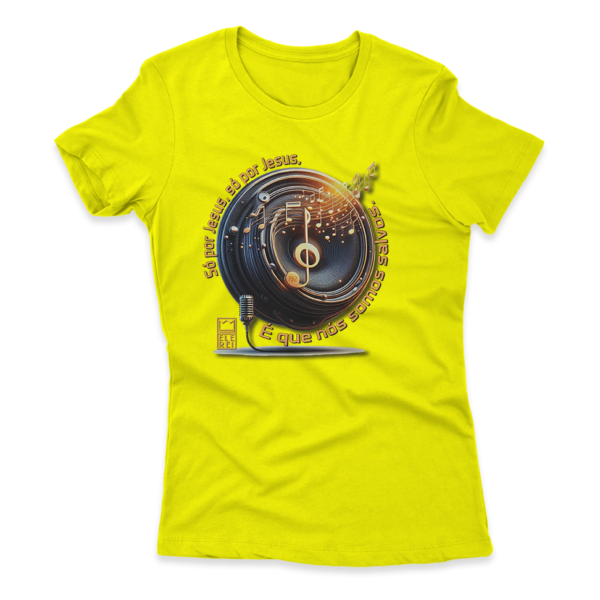 Camiseta Feminina Ele Rei – Só Por Jesus - Imagem 4