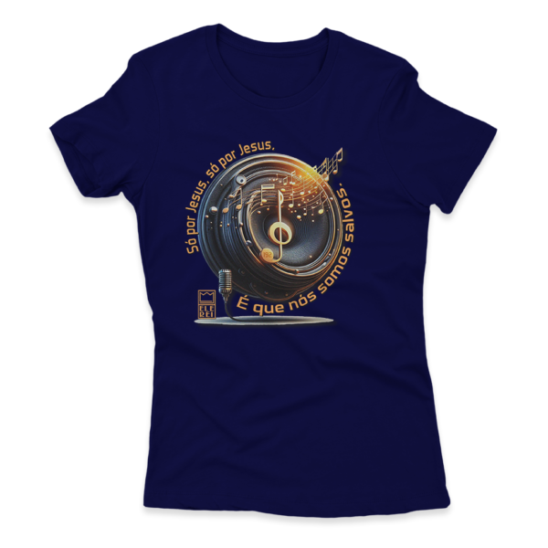 Camiseta Feminina Ele Rei – Só Por Jesus - Imagem 3