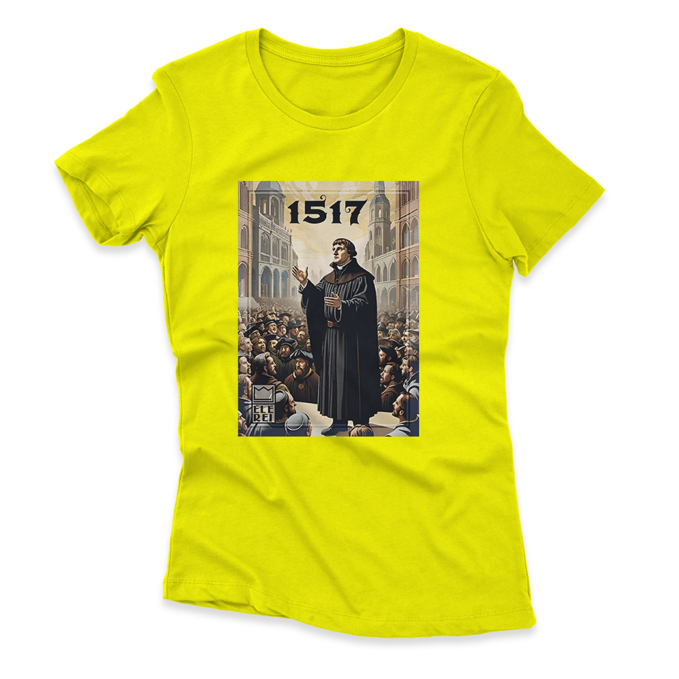 Camiseta Feminina Ele Rei – Mil Quinhentos e Dezessete (1.517)