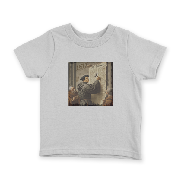 Camiseta Infantil Ele Rei – 95 Teses - Imagem 5